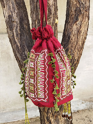 Embroidered Handbag